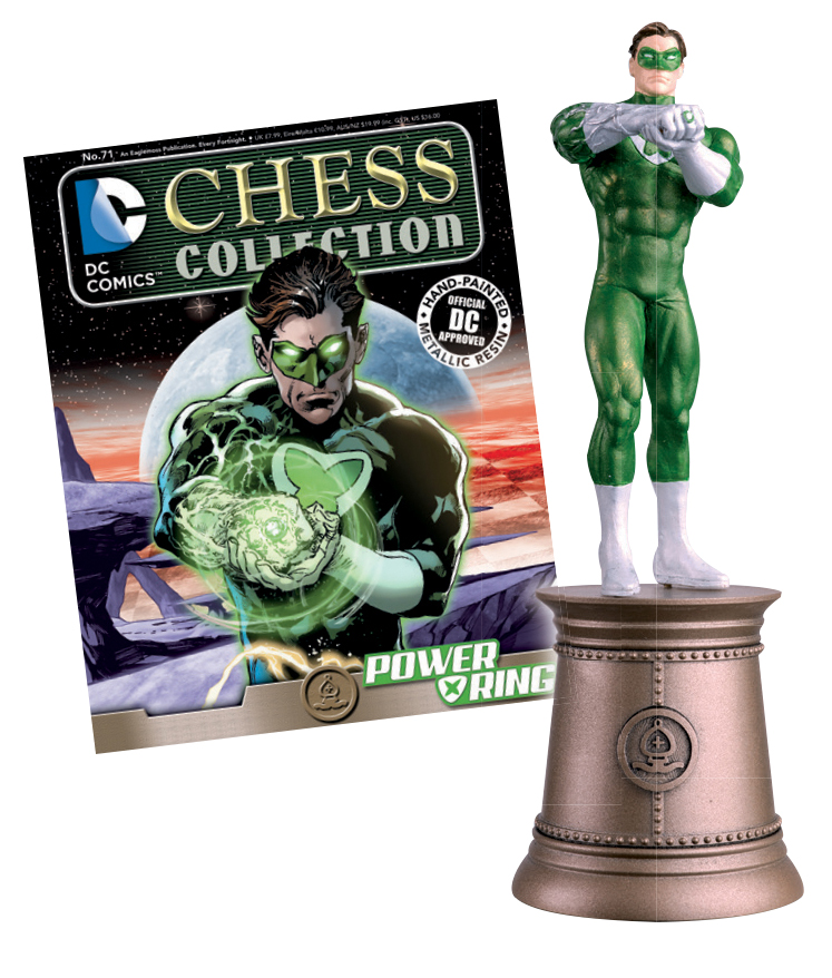 Eaglemoss DC Comics Justice League Chess Power Ring Black Bishop